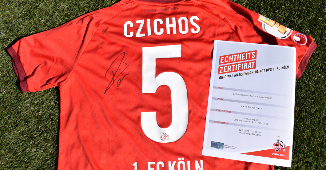 Köln Pokaltrikot Czichos   Köln Pokaltrikot Czichos