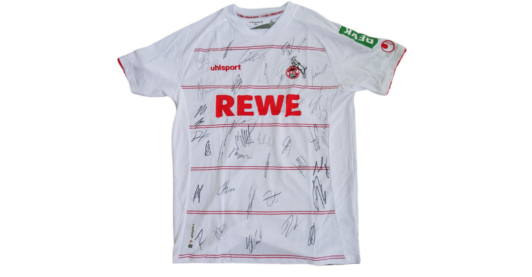 Köln Trikot teamsigniert   Köln Trikot teamsigniert