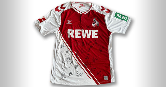  Köln Trikot teamsigniert 