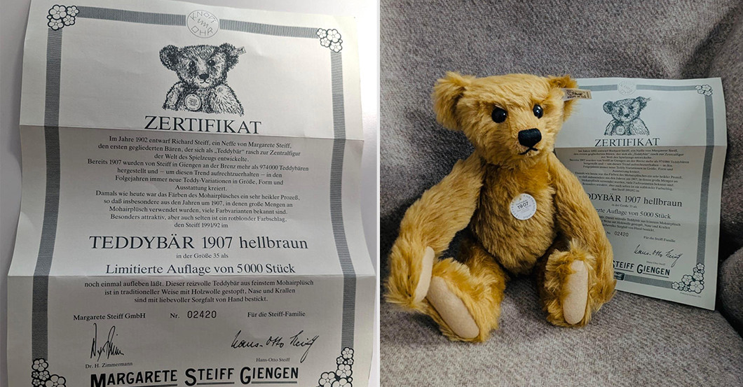  KP Steiff Bär 1907 