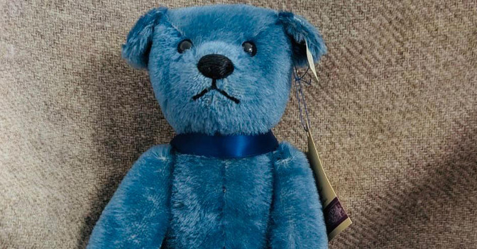 KP Steiff Bär 1908 blau   KP Steiff Bär 1908 blau