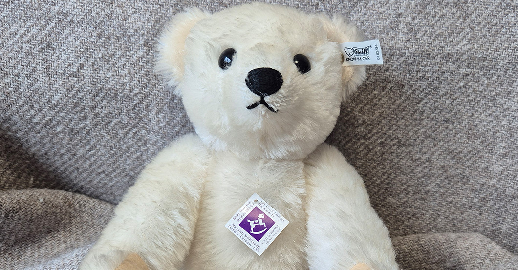 KP Steiff Bär weiß   KP Steiff Bär weiß