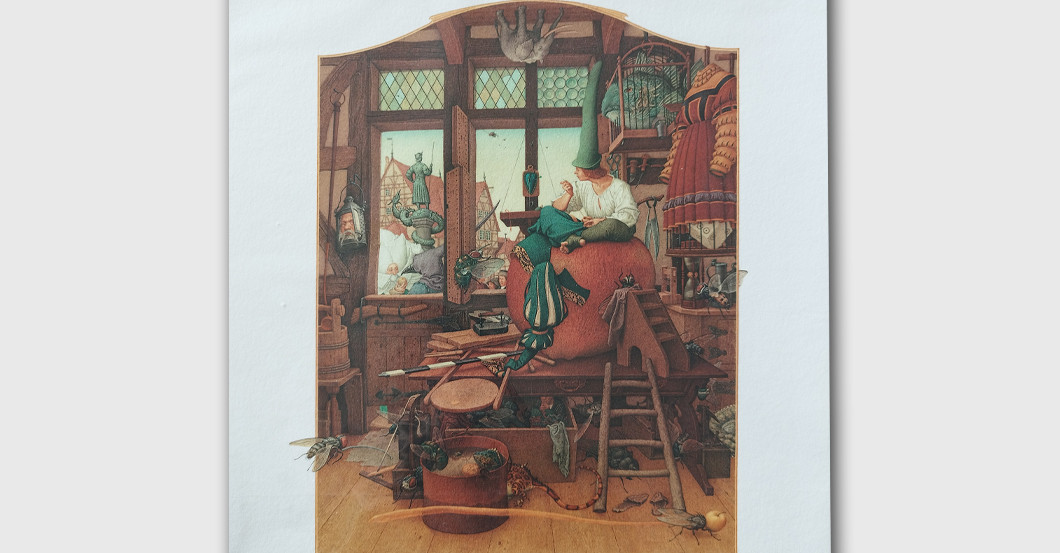  Kunstdruck Schneiderlein 
