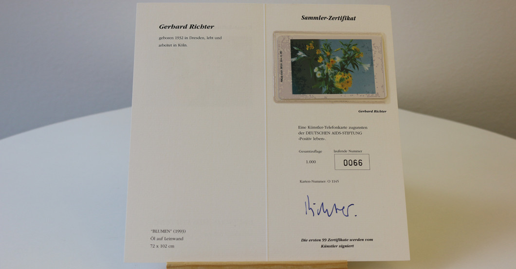  Kunsttelefonkarte Richter 