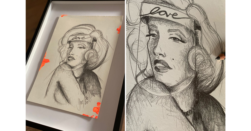 Kunstwerk Marilyn    Kunstwerk Marilyn