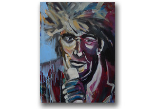 Kunstwerk Rod Stewart Kunstwerk Rod Stewart