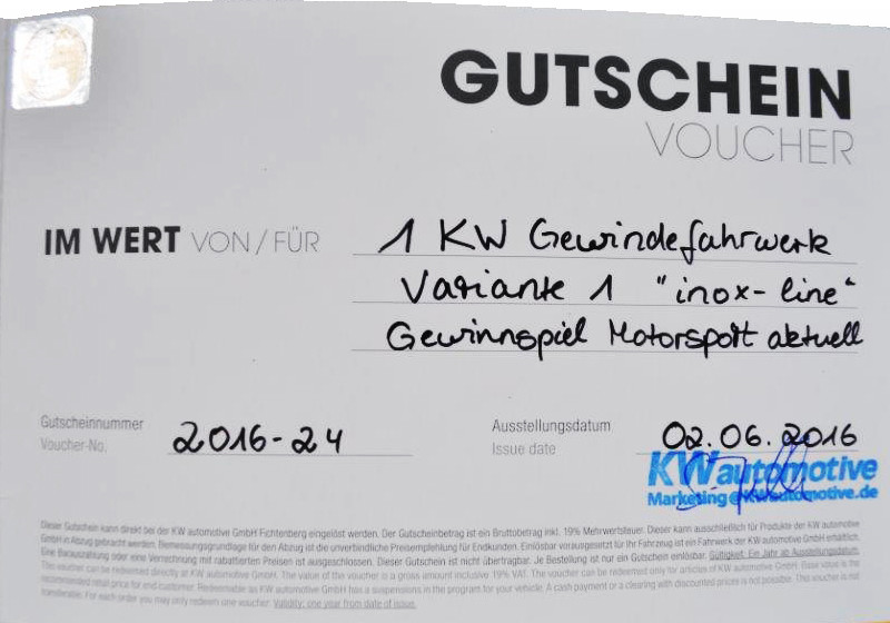 KW Gewindefahrwerk    KW Gewindefahrwerk