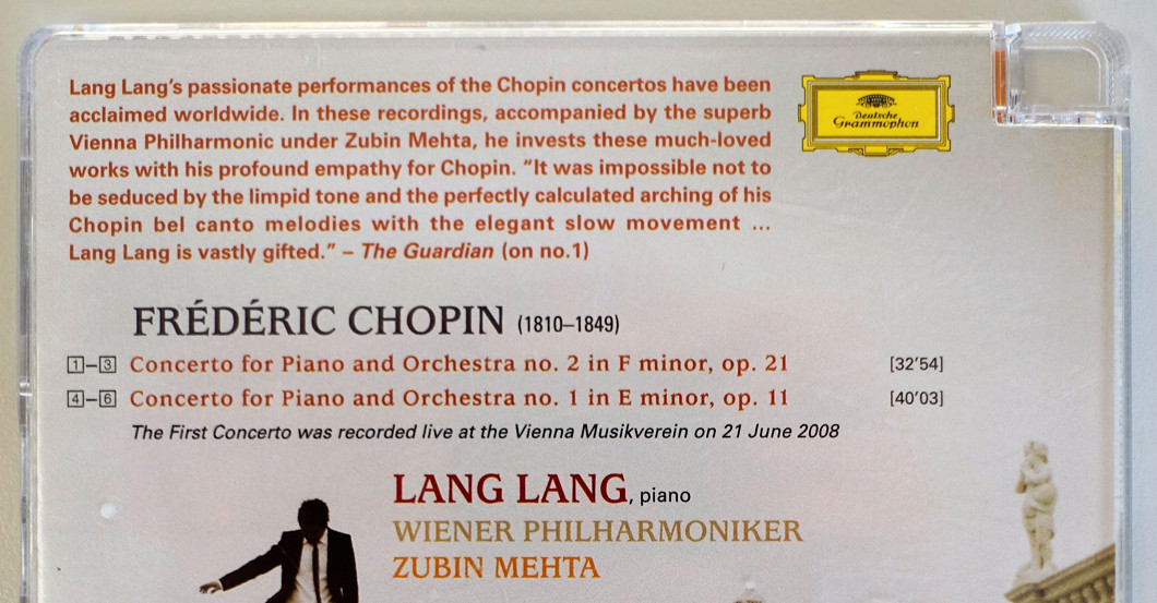  Lang Lang Chopin 