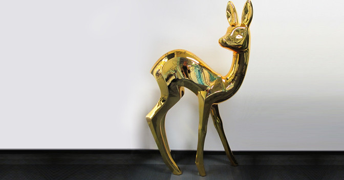 Lebensgroßes Bambi   Lebensgroßes Bambi