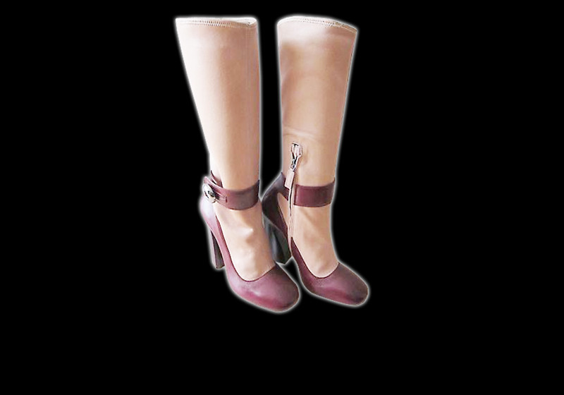 Leder-Stiefel von Prada   Leder-Stiefel von Prada