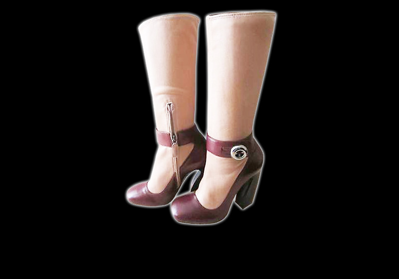 Leder-Stiefel von Prada   Leder-Stiefel von Prada