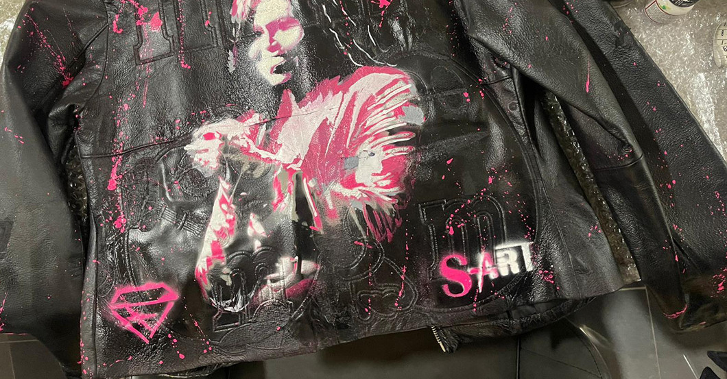 Lederjacke Michelle Obama   Lederjacke Michelle Obama