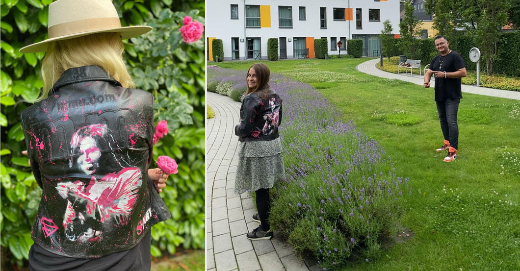 Lederjacke Michelle Obama   Lederjacke Michelle Obama