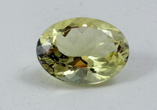  Lemon Citrin groß oval 