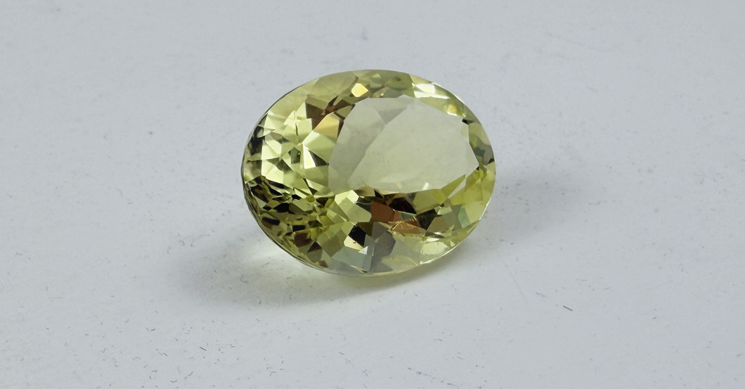  Lemon Citrin groß oval 
