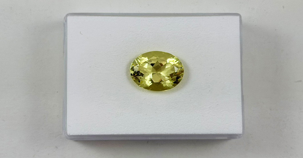  Lemon Citrin groß oval 