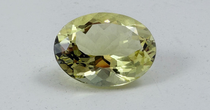  Lemon Citrin groß oval 
