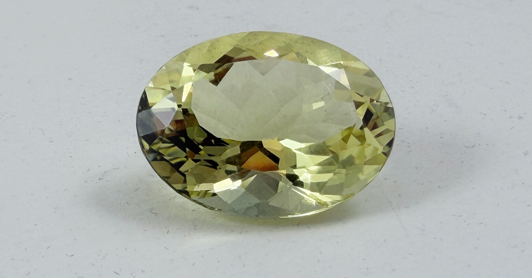  Lemon Citrin groß oval 
