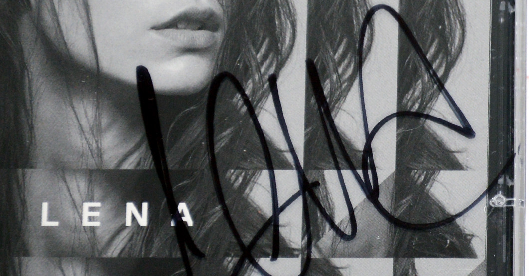 Lena CD und Autogramm   Lena CD und Autogramm
