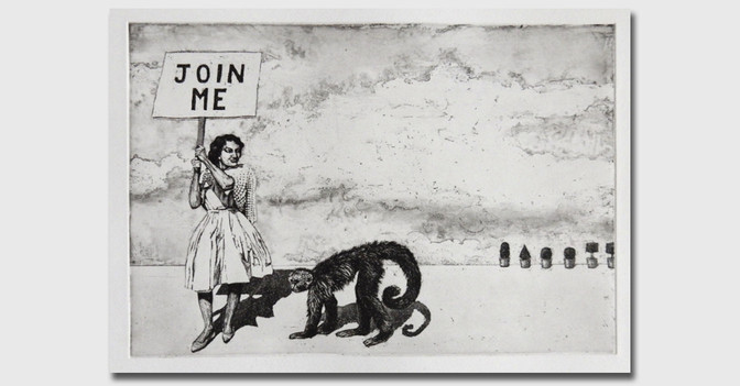  Levke Leiß Radierung 