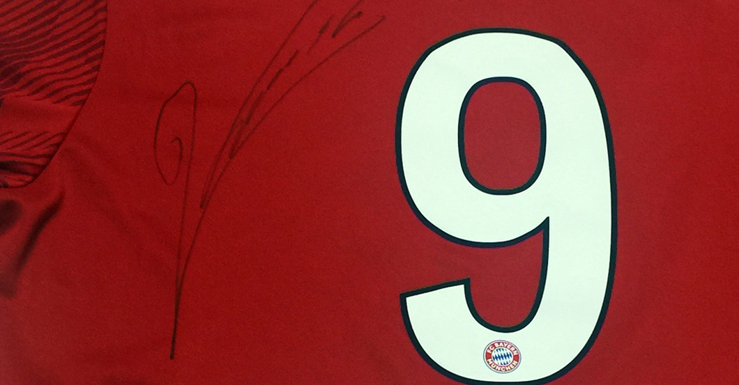 Lewandowski Heimtrikot   Lewandowski Heimtrikot