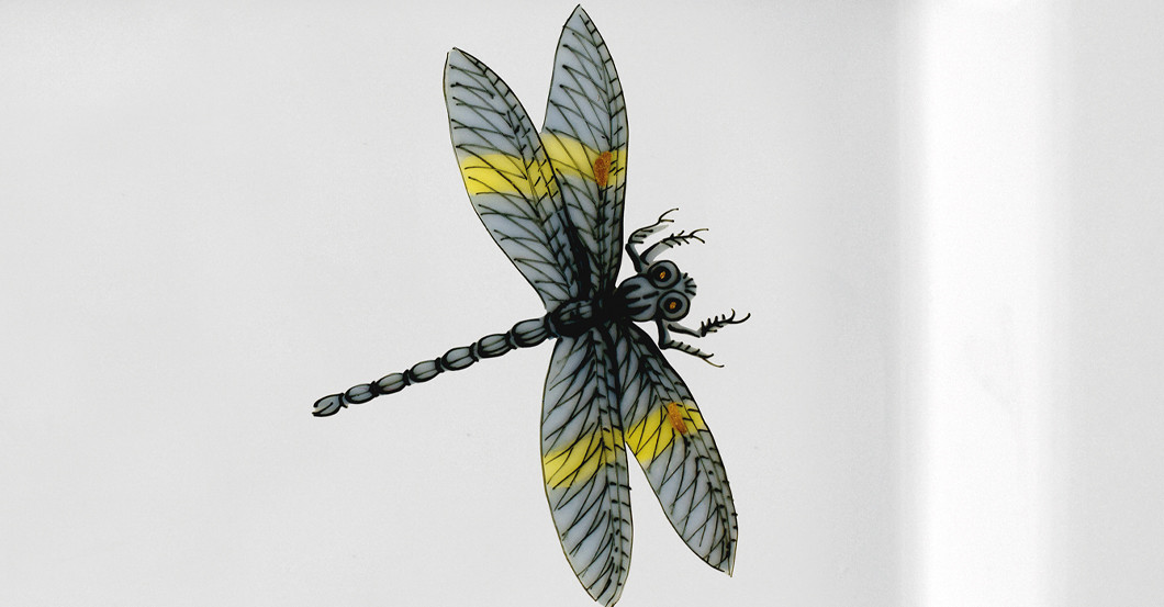  Libelle Schale Meissen 