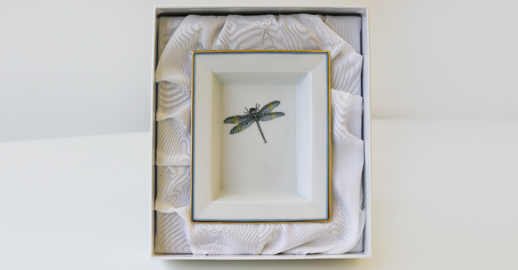  Libelle Schale Meissen 