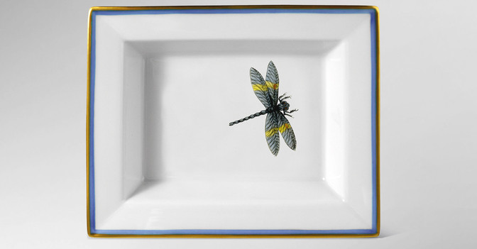  Libelle Schale Meissen 