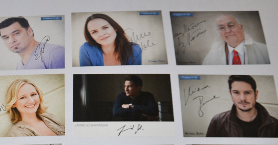 Lindenstraße Autogramme   Lindenstraße Autogramme