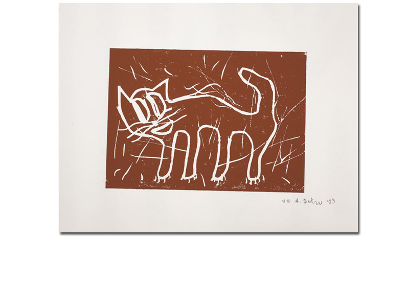 Linoldruck von Butzer   Linoldruck von Butzer