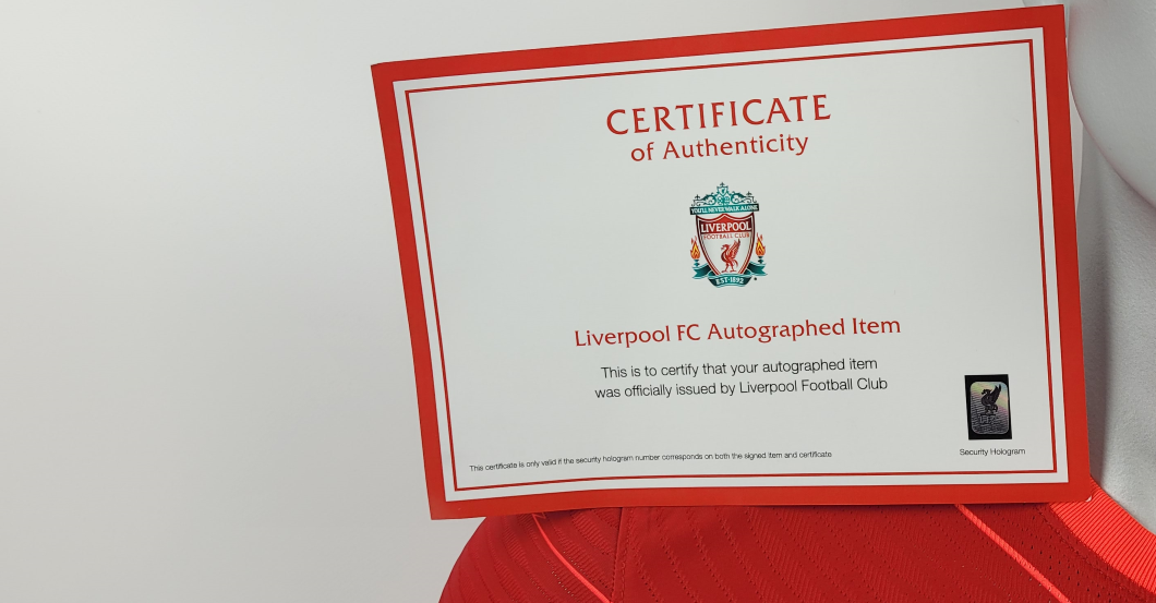  Liverpool Trikot signiert 