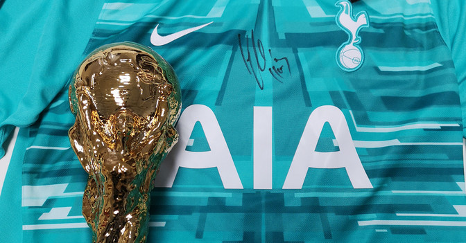  Lloris Trikot und Pokal  