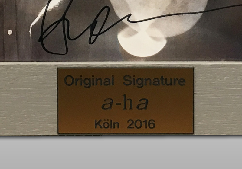  LP signiert von A HA 