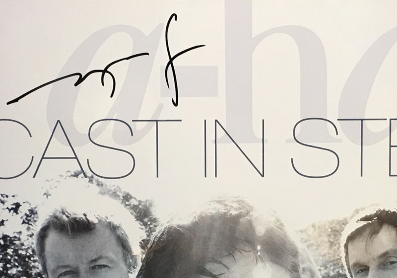  LP signiert von A HA 