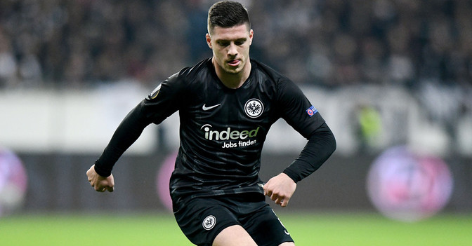 Luka Jovic SGE Trikot   Luka Jovic SGE Trikot
