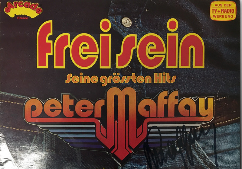  Maffay Frei sein signiert 