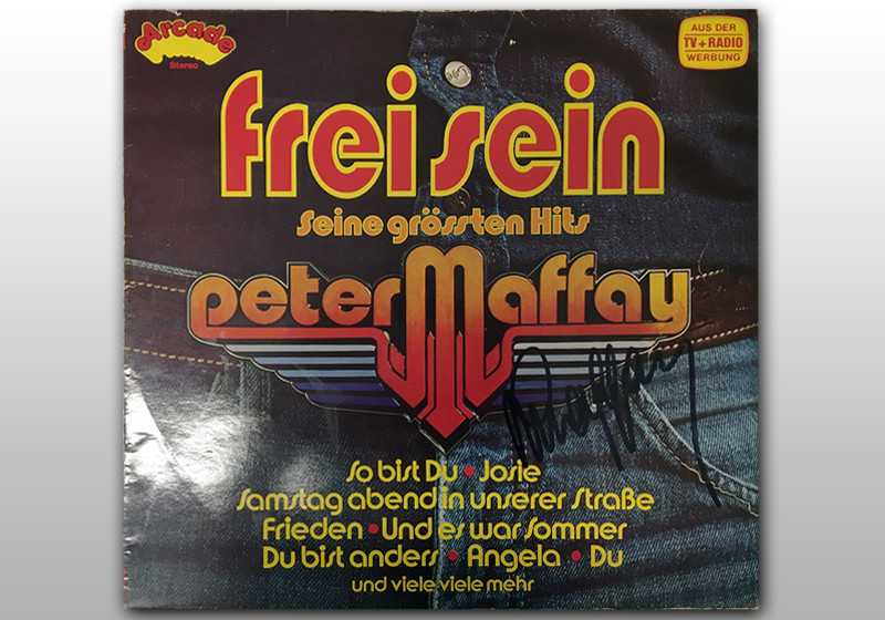  Maffay Frei sein signiert 