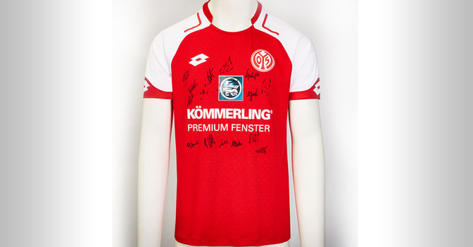  Mainz Trikot signiert M 