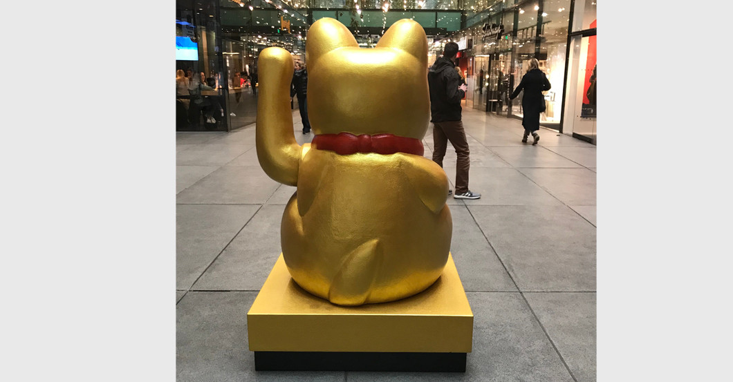 Maneki neko Winkekatze   Maneki neko Winkekatze