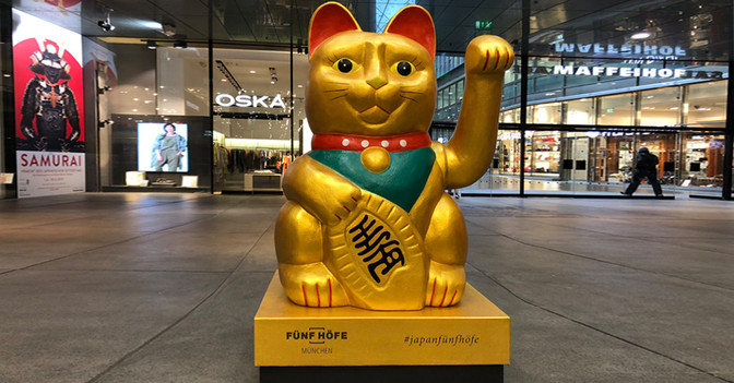 Maneki neko Winkekatze   Maneki neko Winkekatze