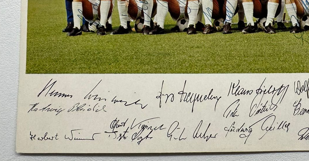  Mannschaftskarte Gladbach 