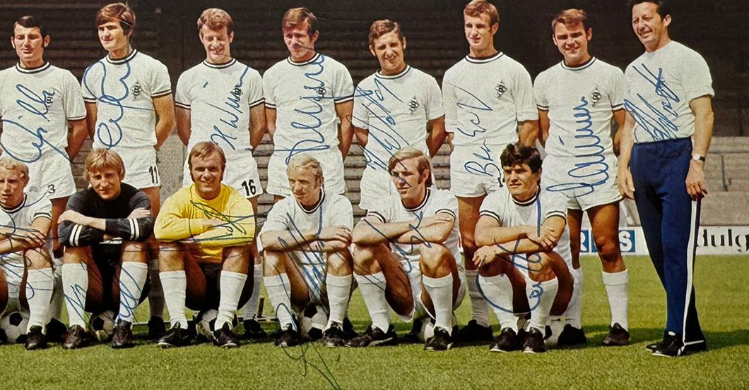  Mannschaftskarte Gladbach 