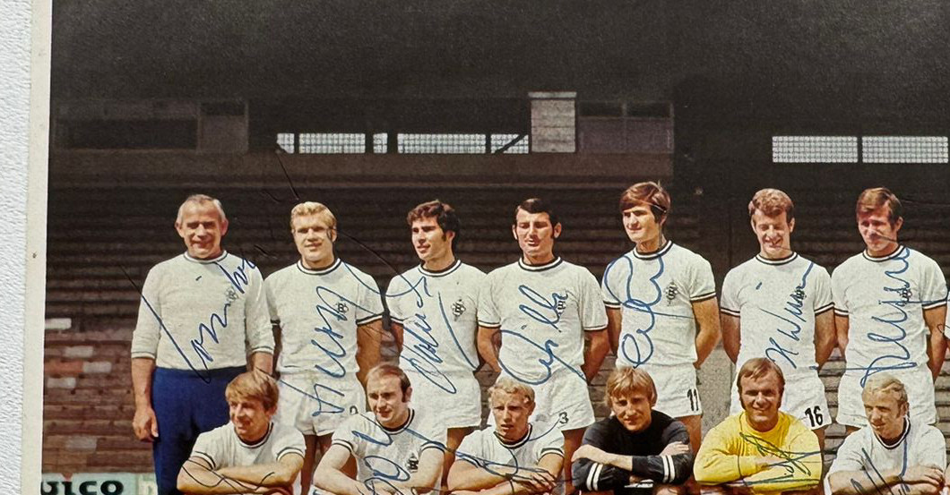  Mannschaftskarte Gladbach 