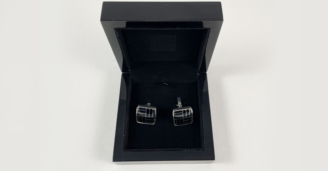  Manschettenknöpfe Onyx 