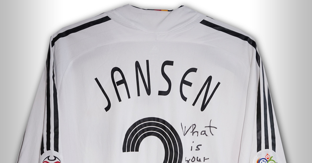 Marcell Jansen WM Trikot   Marcell Jansen WM Trikot