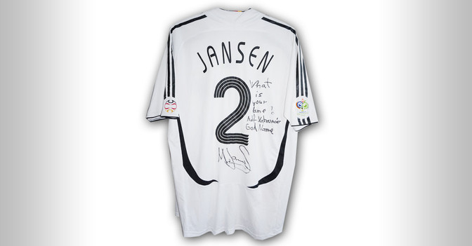 Marcell Jansen WM Trikot   Marcell Jansen WM Trikot