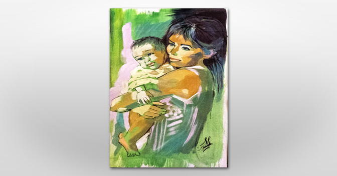 Mardanzei Baby auf Arm   Mardanzei Baby auf Arm