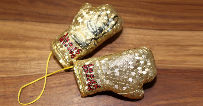 Maske Mini Boxhandschuh   Maske Mini Boxhandschuh