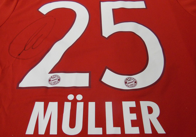  Matchworn Trikot Müller 
