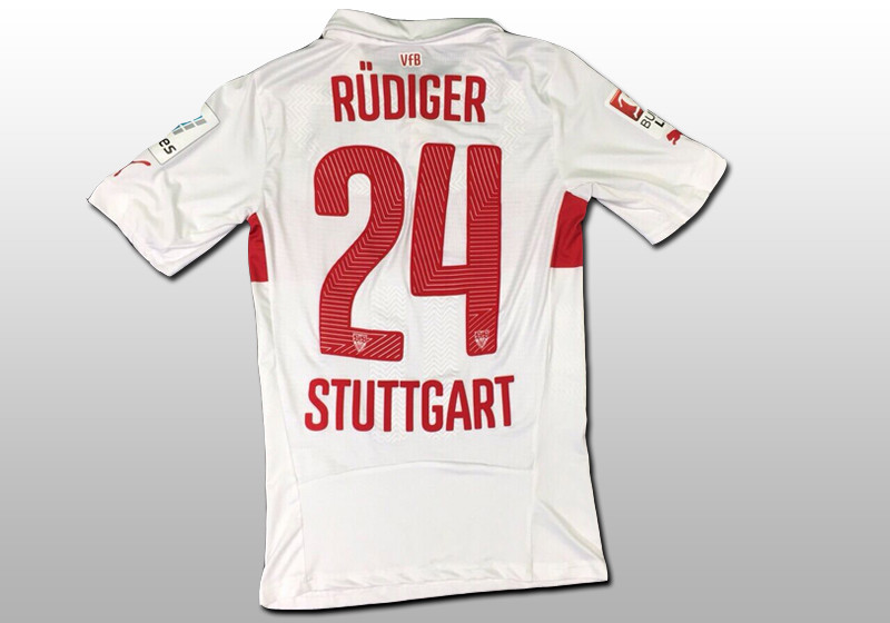  Matchworn Trikot Rüdiger 
